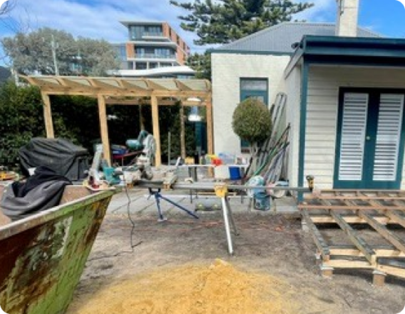 Construction underway at Bay Road Sandringham